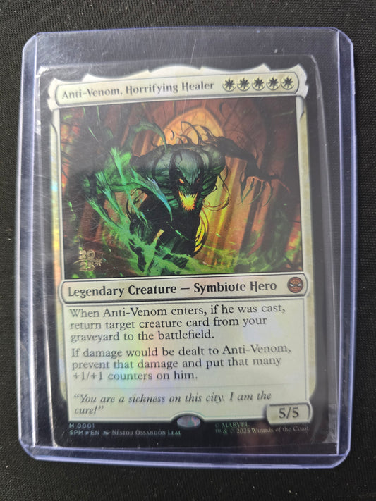 Anti-Venom, Horrifying Healer M 0001 Marvel Pre Release Foil Sealed