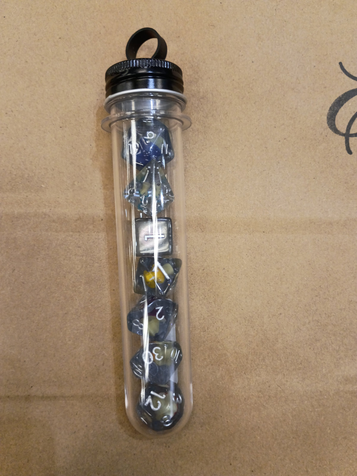 Infused - Mushroom Rainbow Tubed Dice set