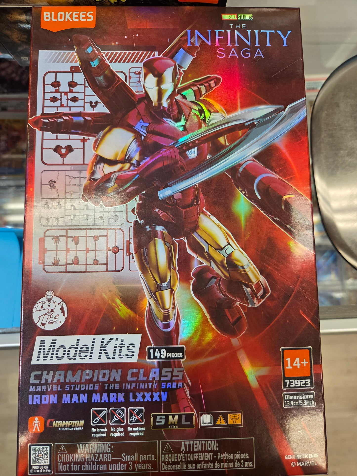 Blokees Champion Class Iron Man Mark LXXXV Model Kit 149pc