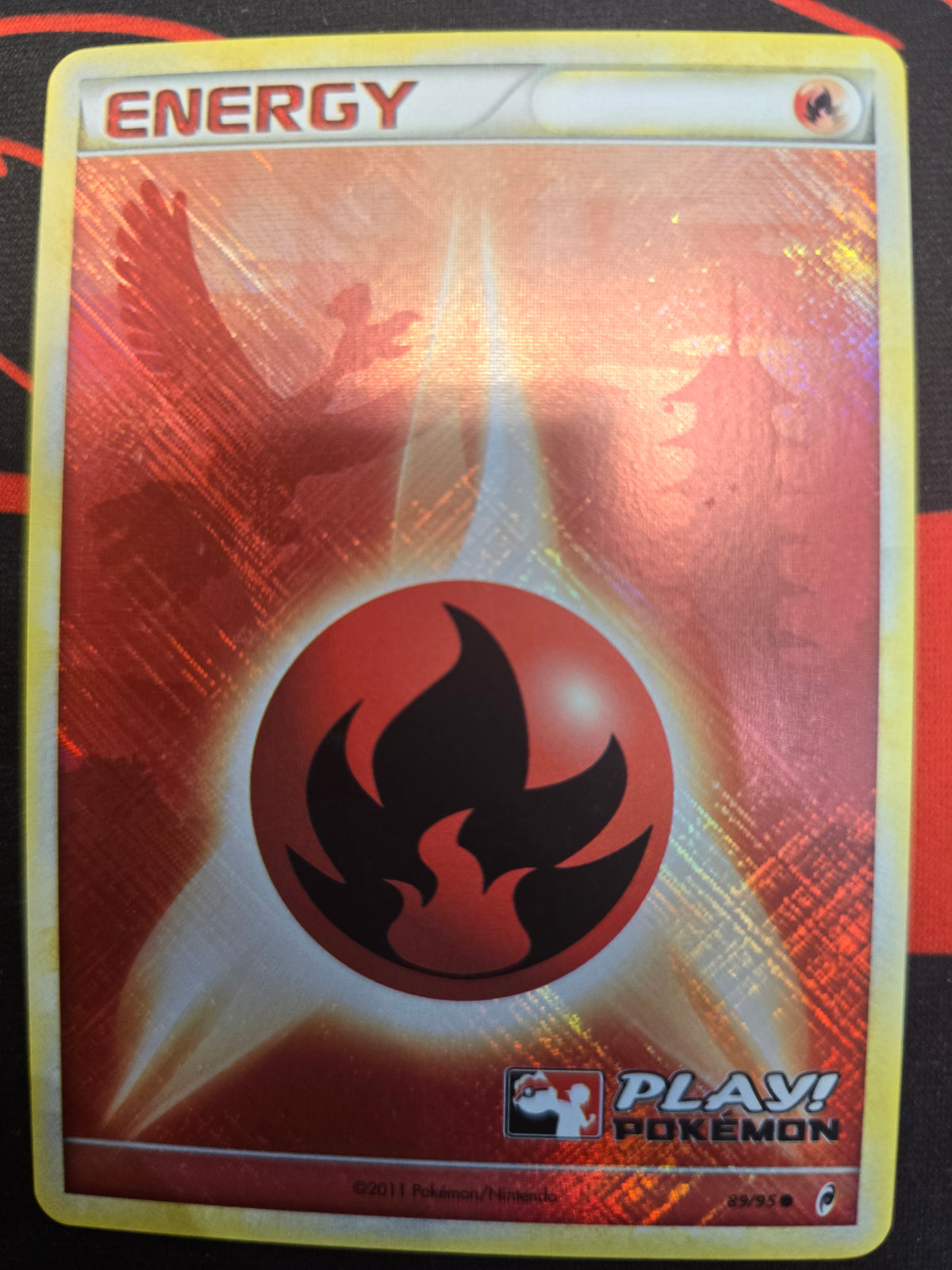 Fire Energy (Play! Pokemon) 89/95 Holofoil NM