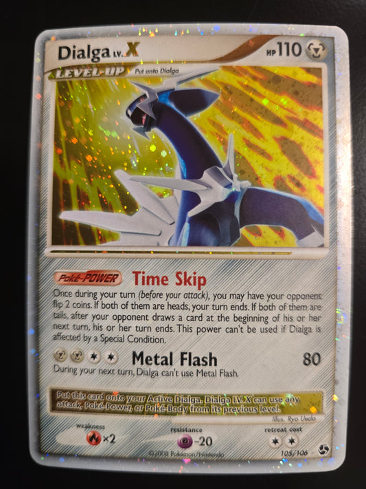 Dialga Lv. X 105/106 Great Encounters Holofoil NM