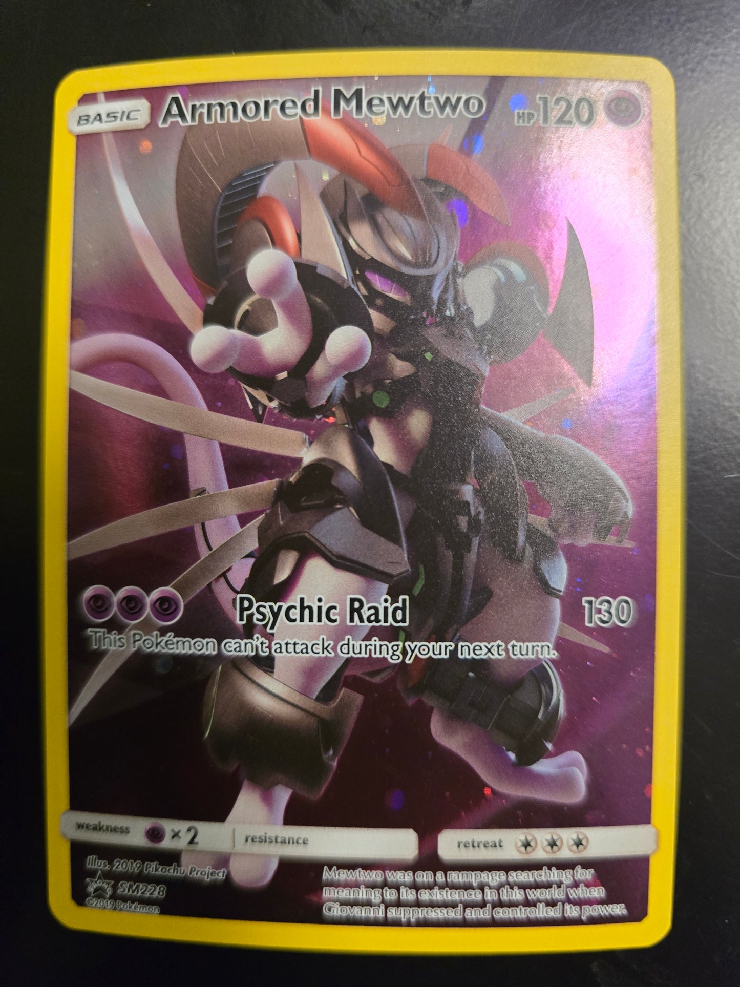 Armored Mewtwo SM28 SM Promos Holofoil NM
