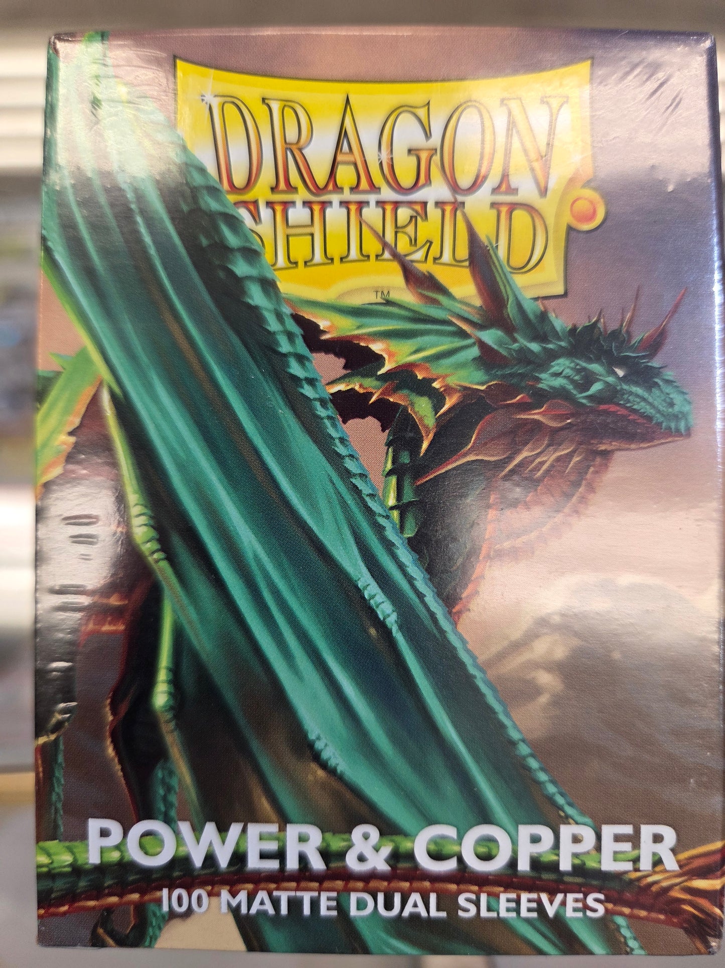 Dragon Shield 100 Matte Dual Sleeves Power & Copper