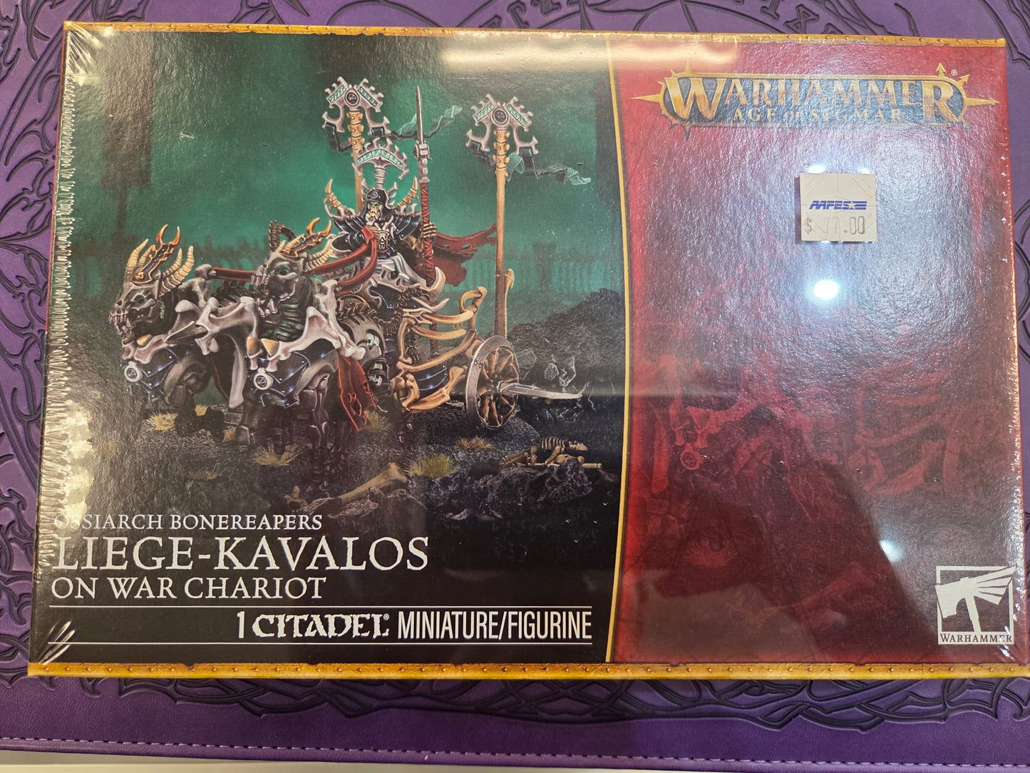 Warhammer Age of Sigmar Ossiarch Bonereapers Liege-Kavalos On War Chariot