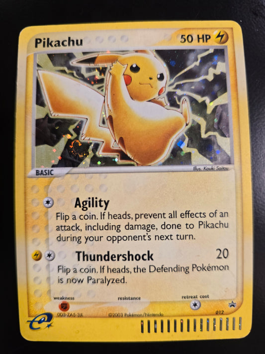 Pikachu 012 EX Series Collector's Tin Nintendo Promos Holofoil LP
