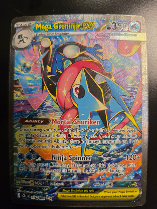 Mega Greninja Ex 116/086 Chaos Rising Holofoil NM