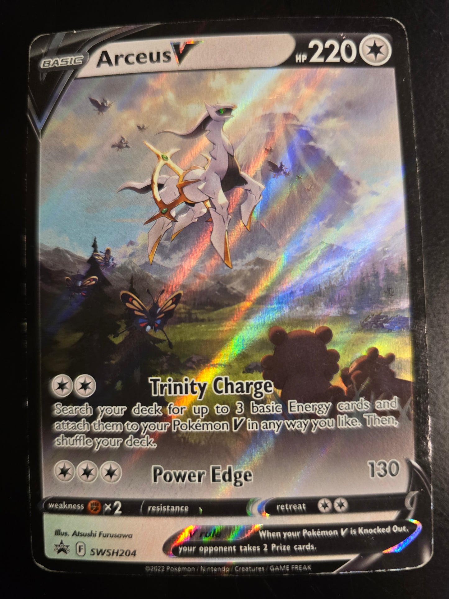 Arceus V SWSH204 S&S Promo Cards Holofoil MP