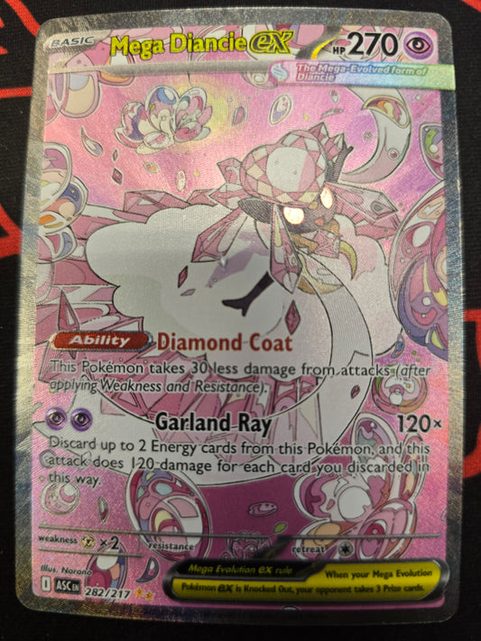 Mega Diancie Ex 282/217 Holofoil NM