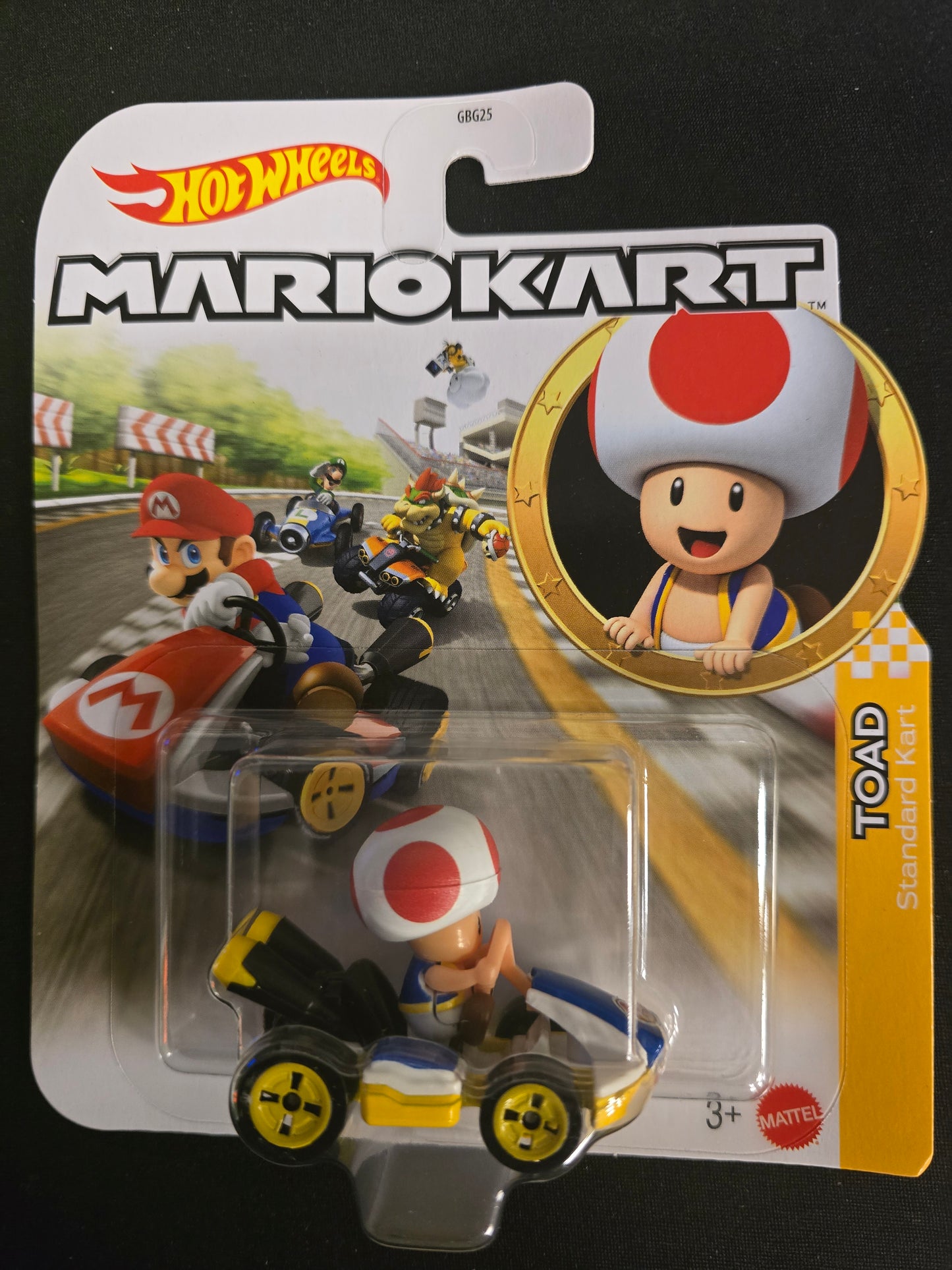 Hotwheels Mario Kart Toad Standard Kart