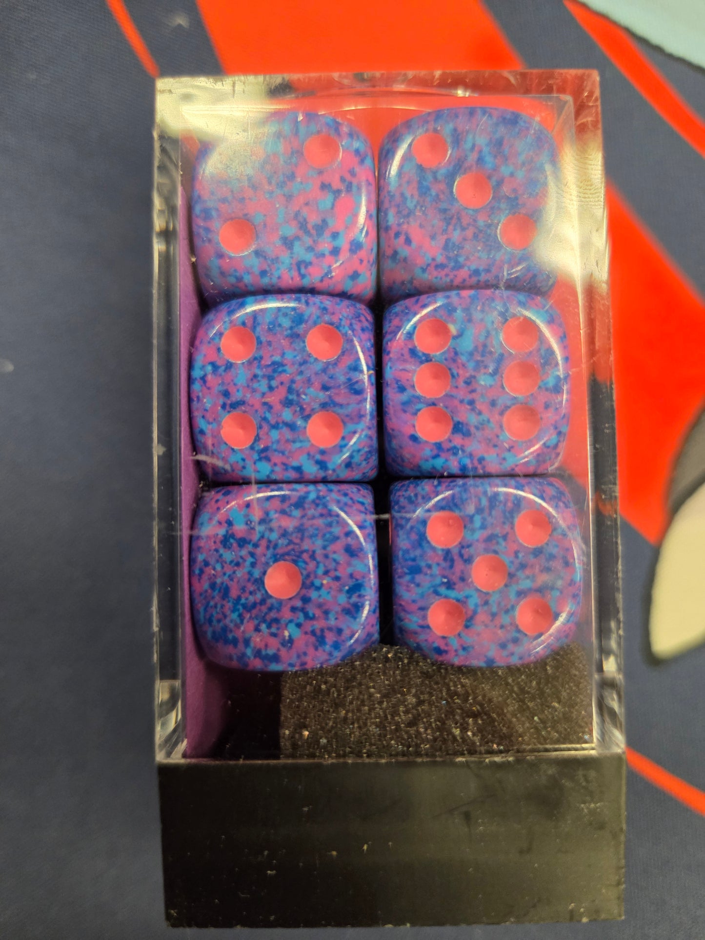 Chessex Speckled Purple Passion set of 12 16mm D6