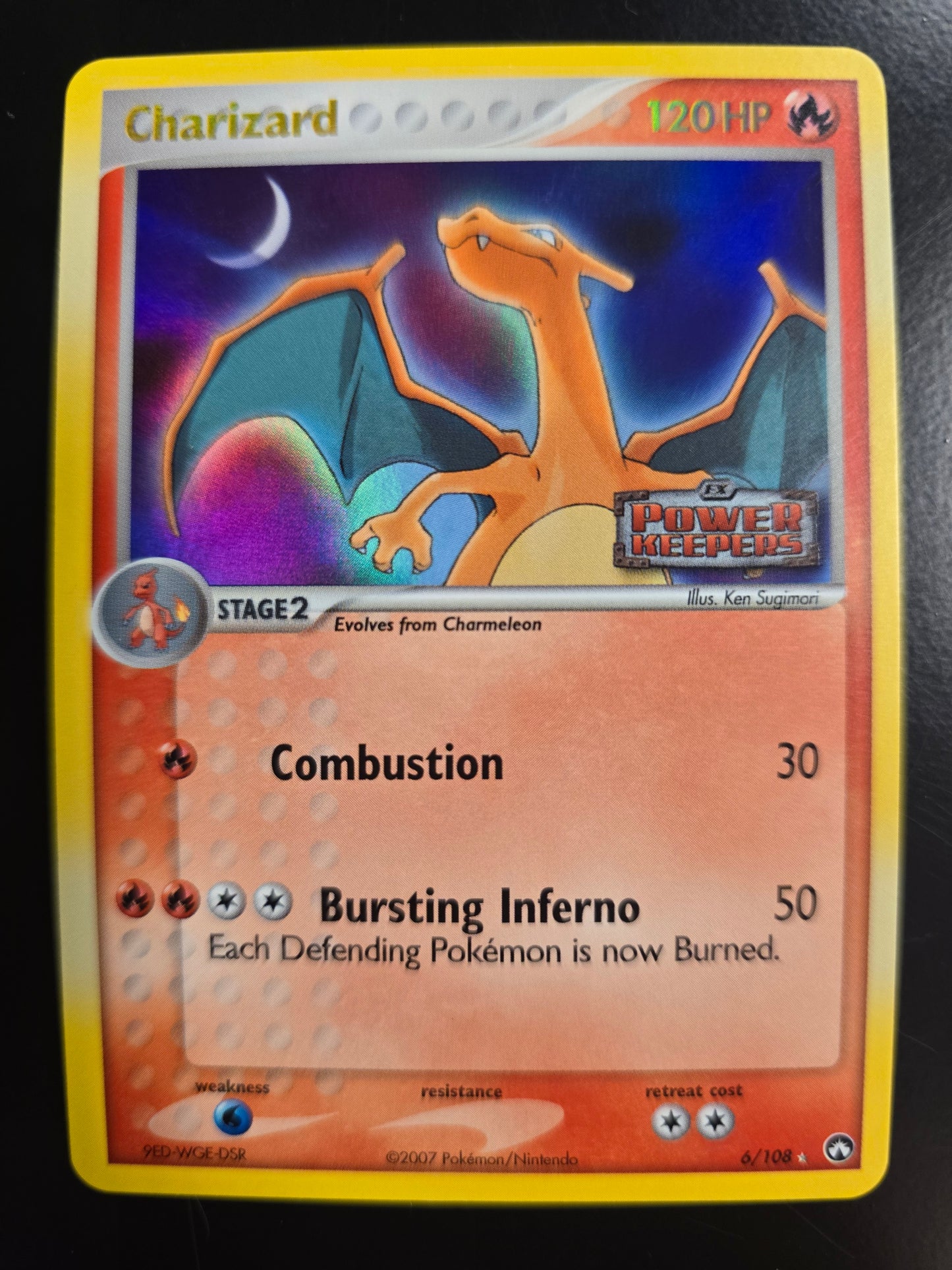 Charizard 6/108 EX Power Keepers Stamped Reverse Holofoil NM