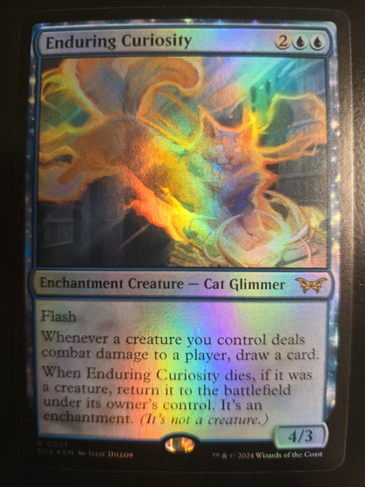 Enduring Curiosity R 0051 Duskmourn: House Of Horror Foil NM
