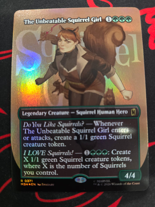The Unbeatable Squirrel Girl R 0371 Marvel SH Borderless Foil NM