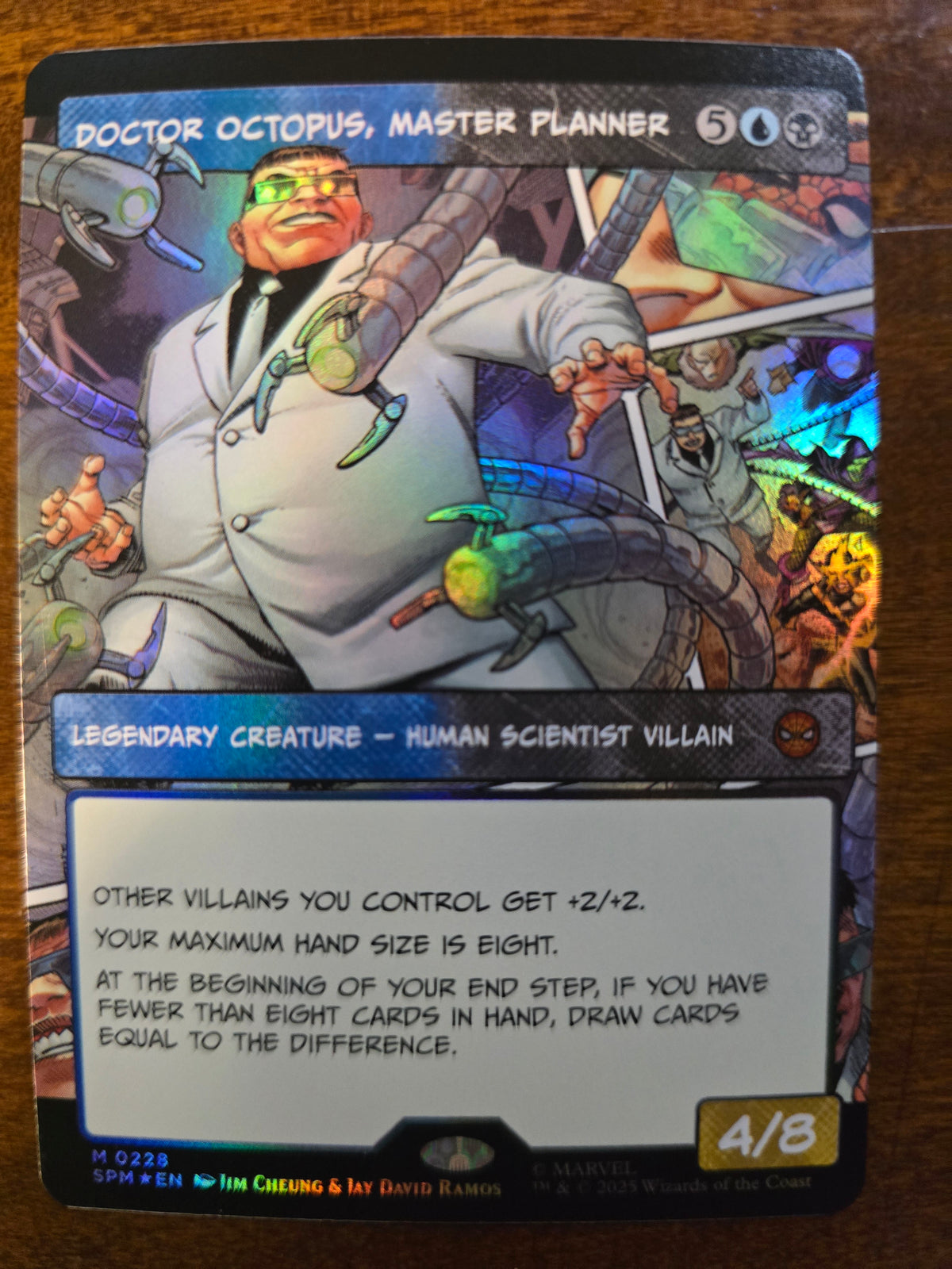 Doctor Octopus, Master Planner M 0228 Marvel's Spider-Man Borderless Foil NM