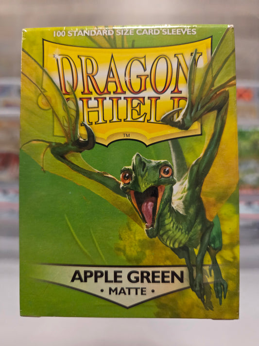 Dragon Shield 100 Card Sleeves. Color Apple Green