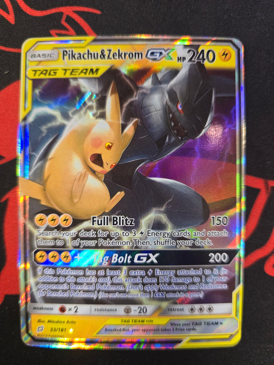 Pikachu & Zekrom 33/181 Holofoil NM