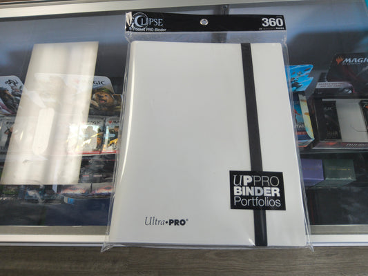 Ultra Pro Eclipse 360 9-Pocket Binder Artic White