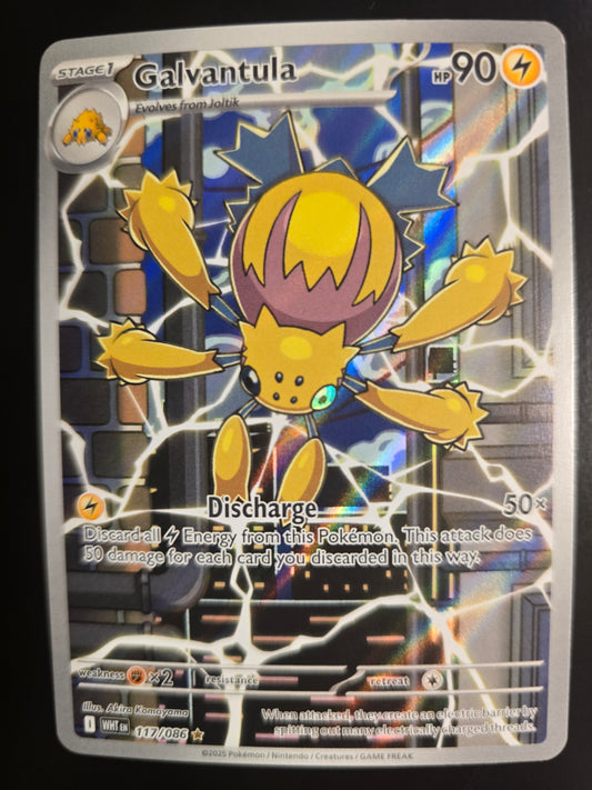 Galvantula 117/086 White Flare Holofoil NM