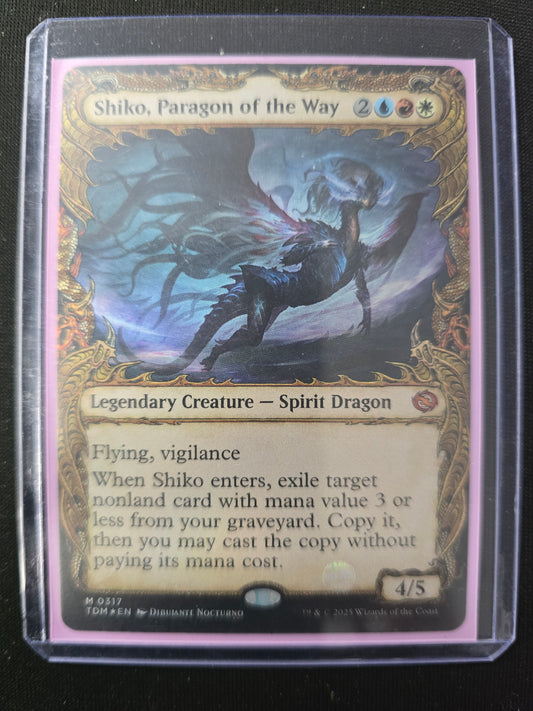 Shiko, Paragon Of The Way M 0317 Tarkir: Dragonstorm Showcase Foil NM