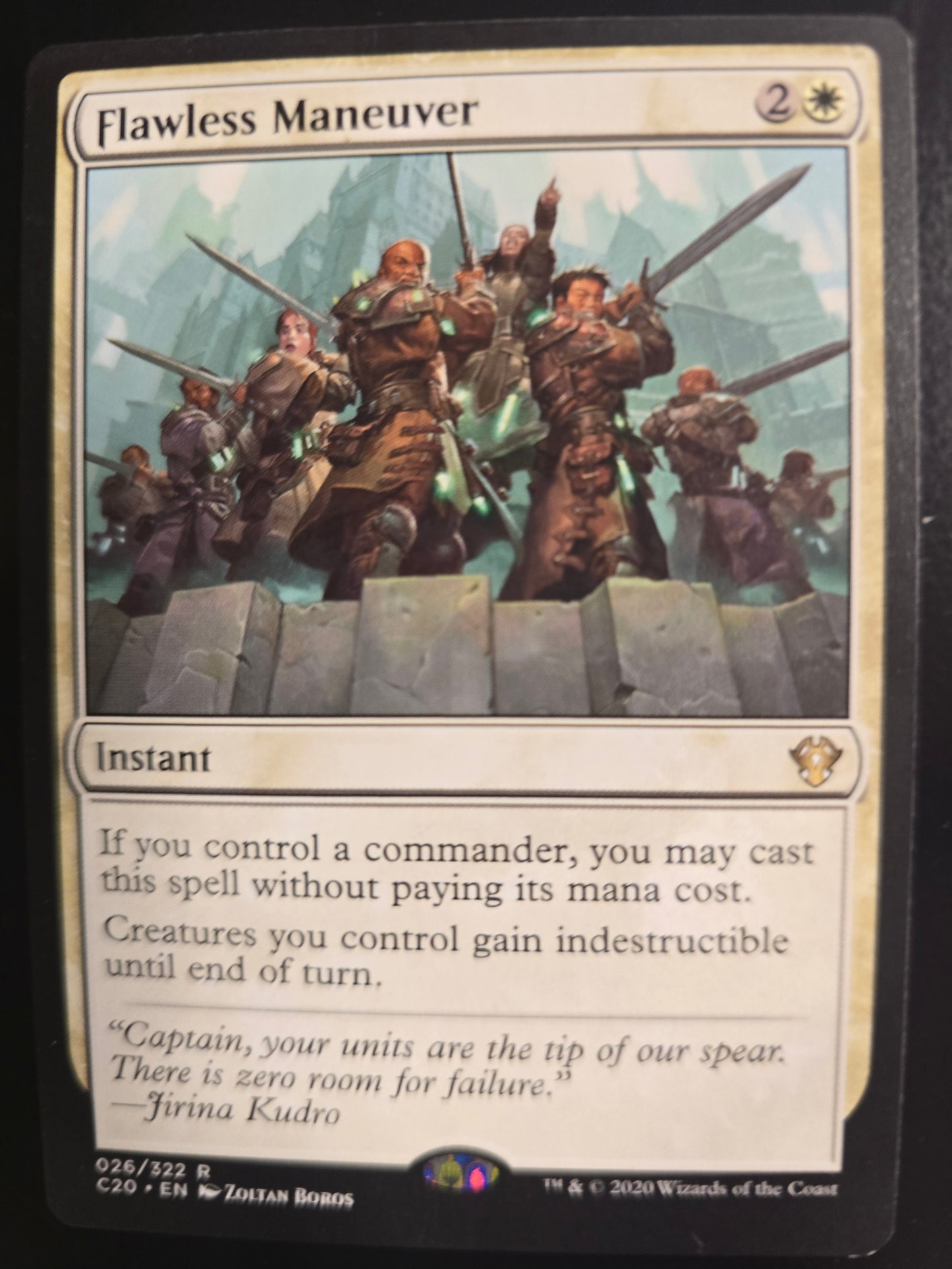 Flawless Maneuver 026/322 R Commander 2020 Normal NM