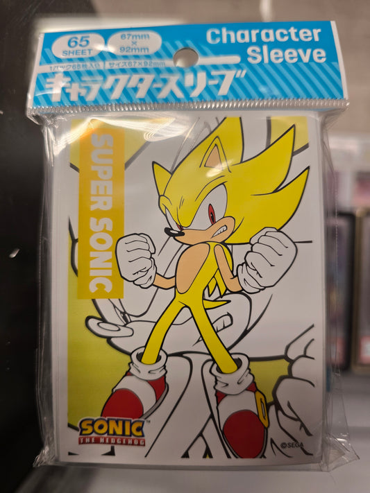 Sonic Character Sleeves 65pcs Super Sonic