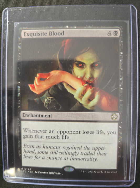 Exquisite Blood R 0195 Commander: The Lost Caverns Of Ixalan Normal NM