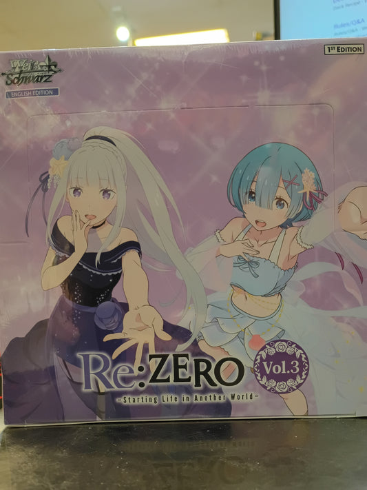 Weiss Schwarz English Edition Re: Zero Vol.3 booster box