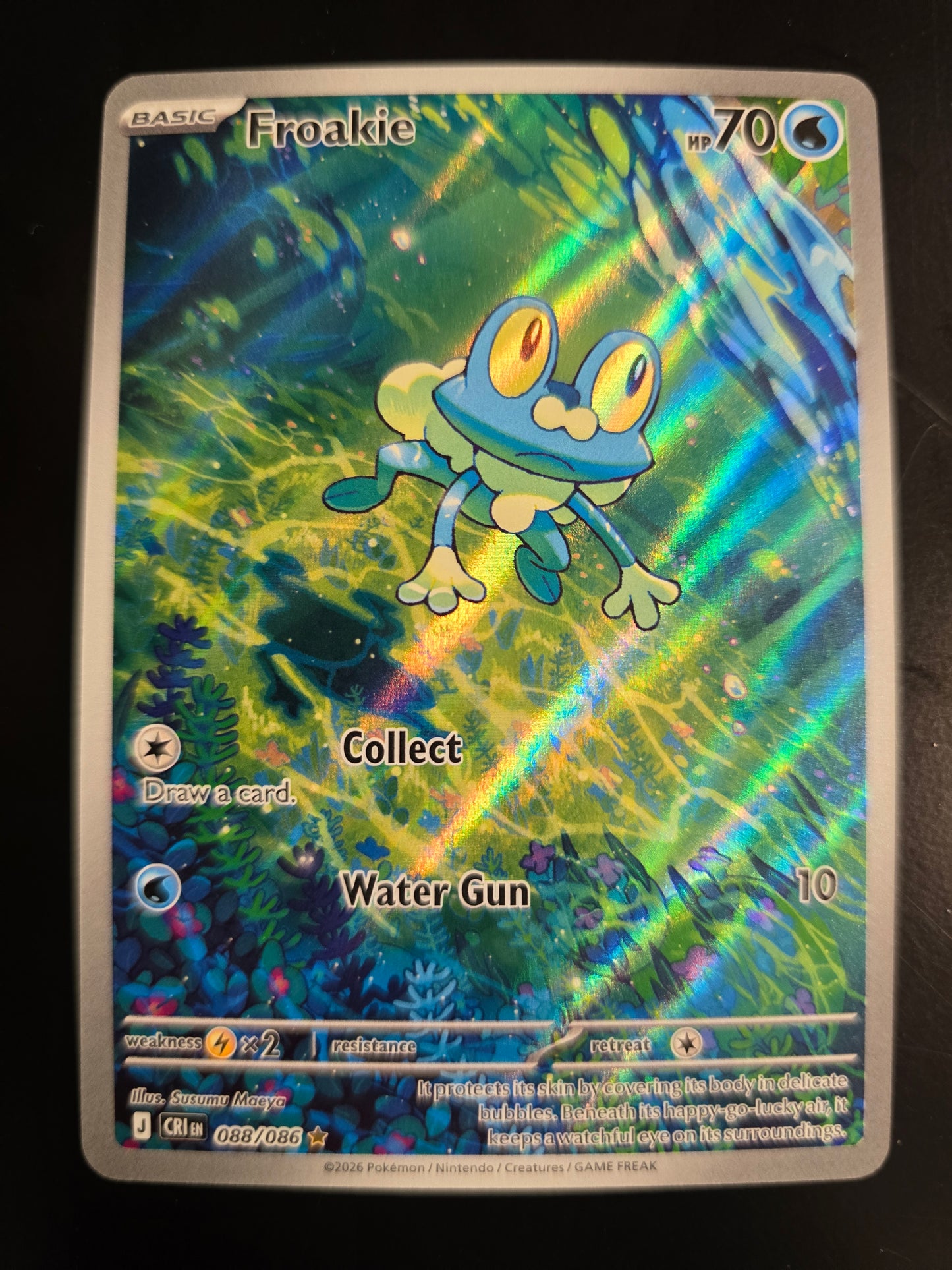 Froakie 088/086 Chaos Rising Holofoil NM