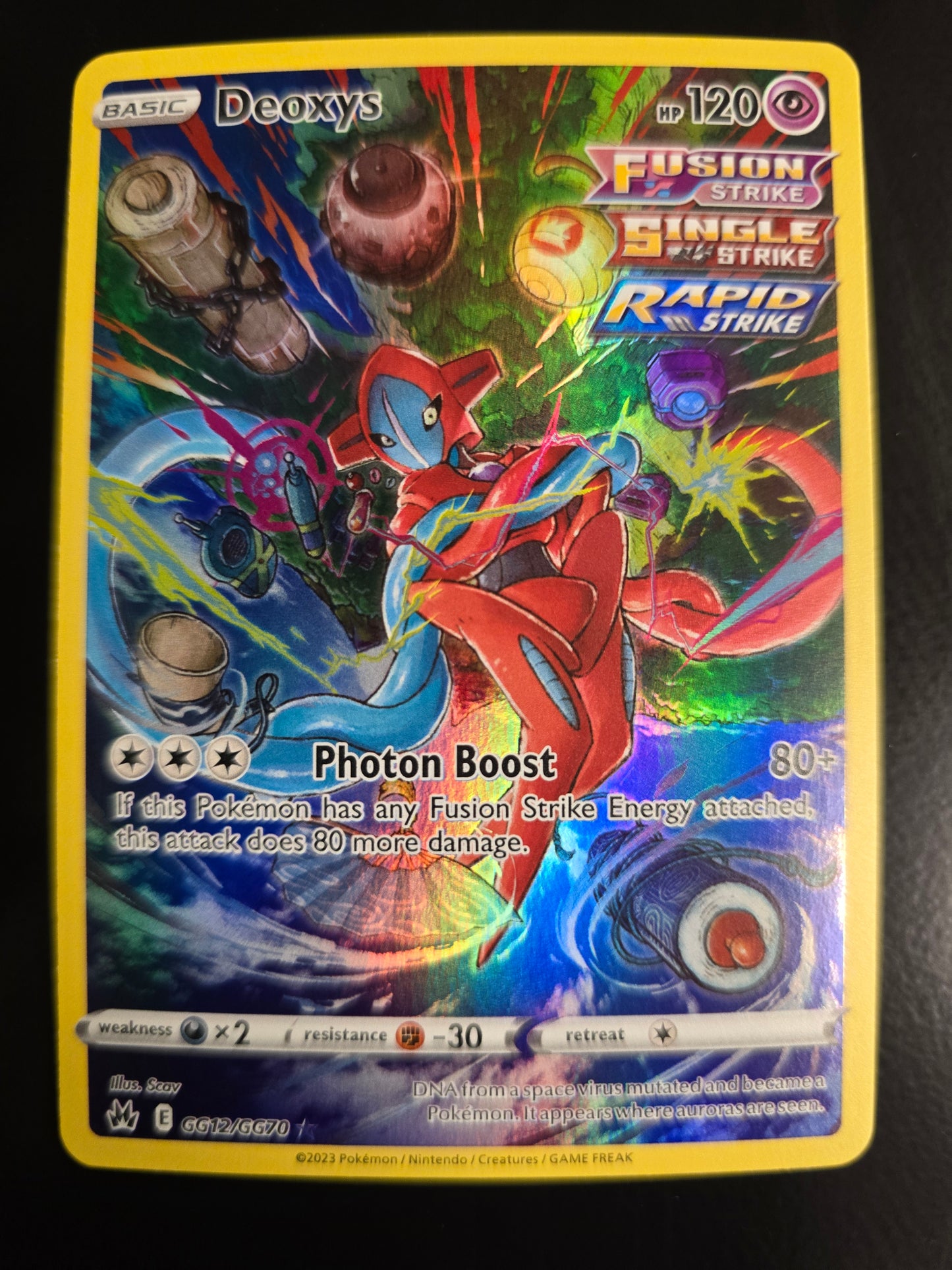 Deoxsys GG12/GG70 CZ: Galarian Gallery Holofoil NM