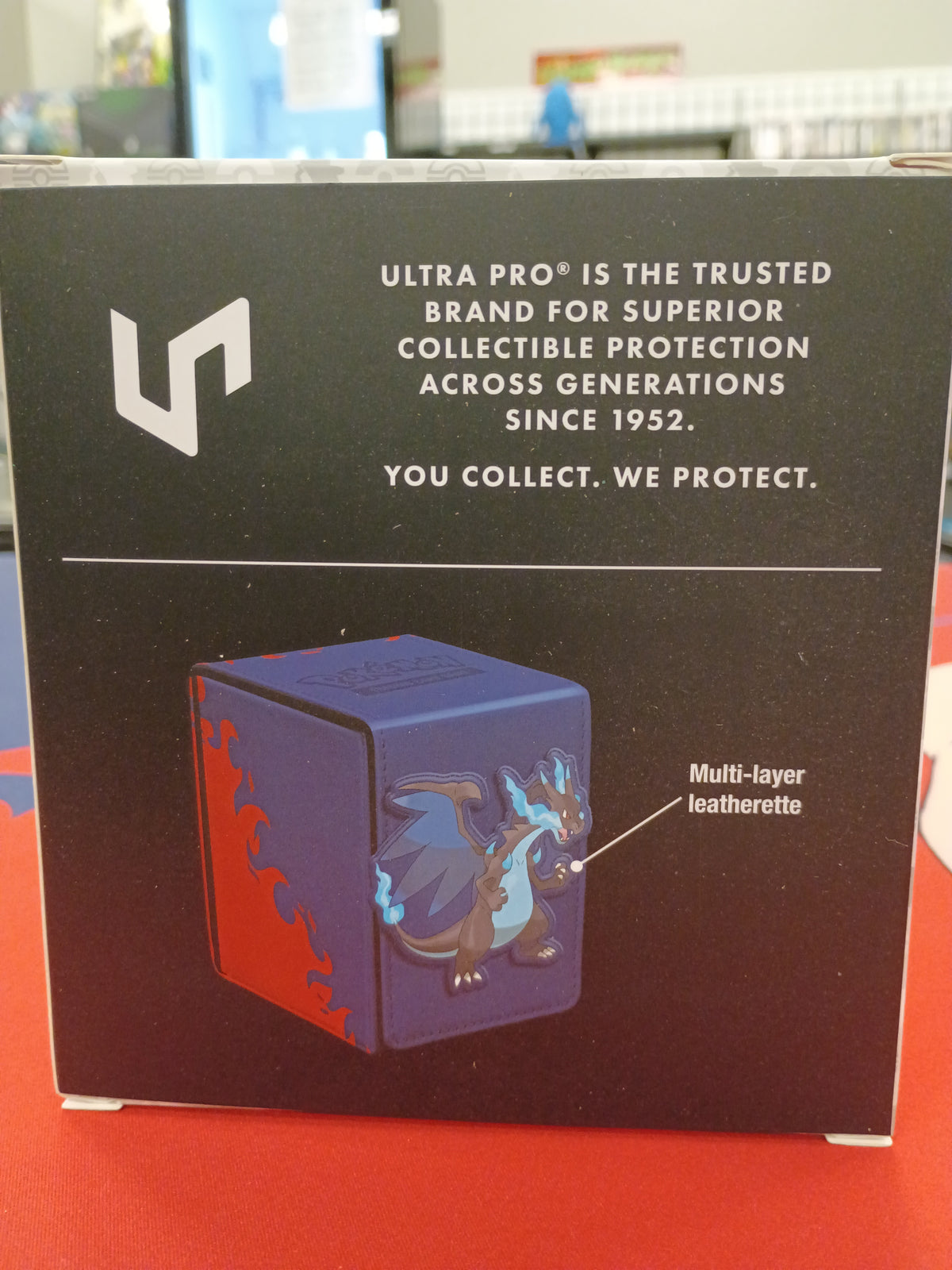 UltraPro Alcove Flip Mega Charizard X 100 Card Deck Box