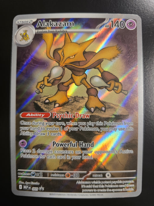 Alakazam 009 Mega Evolution Promo Holofoil NM