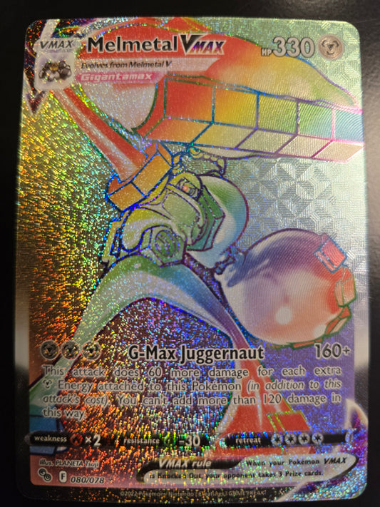Melmetal VMAX (Secret) 080/078 Pokemon GO Holofoil NM