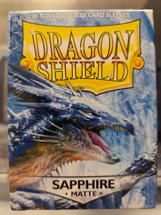 Dragon Shield 100 Card Sleeves. Color Sapphire