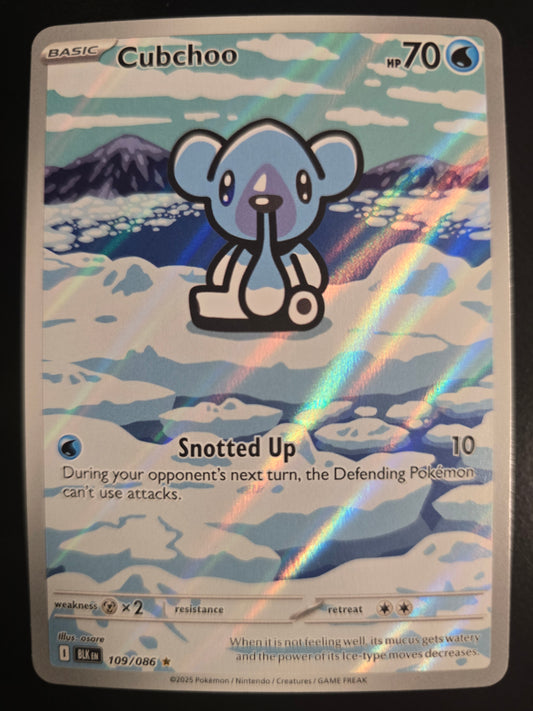 Cubchoo 109/086 Black Bolt Holofoil NM