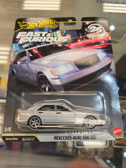 Hotwheels Premium Fast & Furious Mercedes-Benz 500 Sel