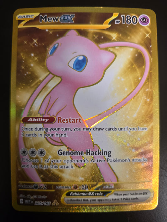 Mew Ex 205/165 Scarlet & Violet 151 Holofoil NM