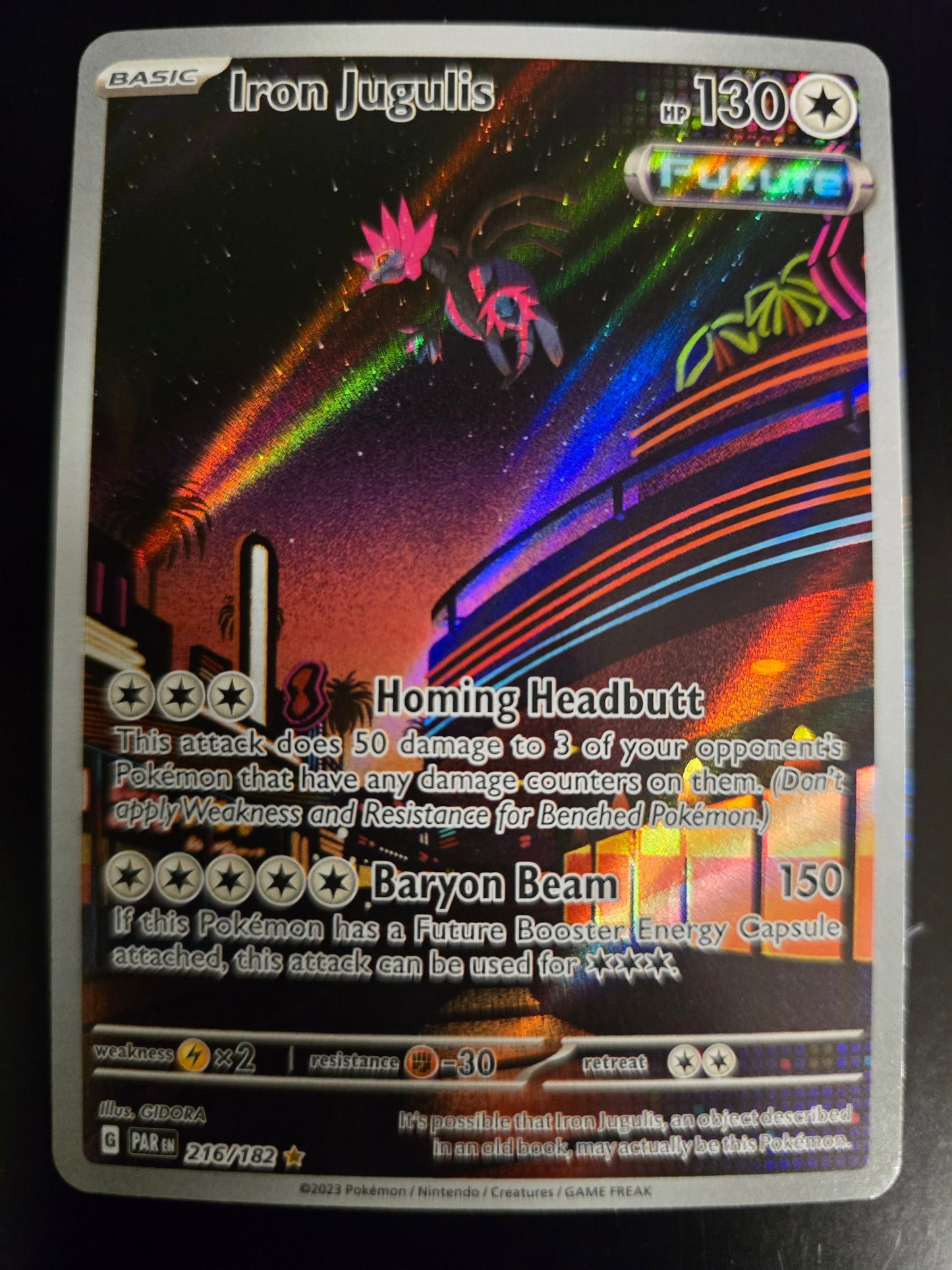 Iron Jugulis 216/182 Paradox Rift Holofoil NM