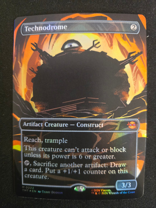 Technodrome M 0222 TMNT Borderless Normal NM