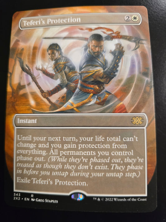 Teferi's Protection 343 R Double Masters 2022 Borderless Normal NM