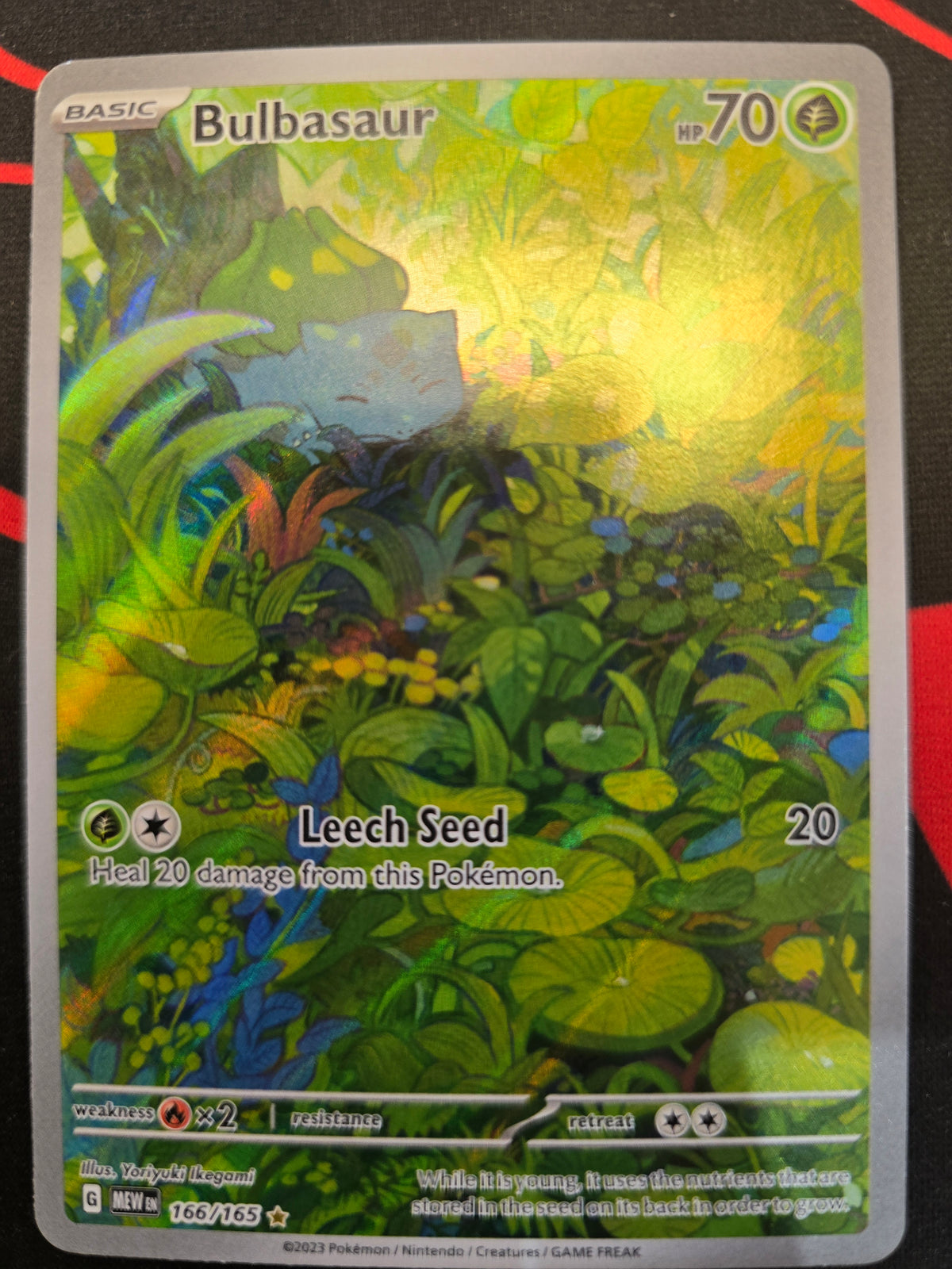 Bulbasaur 166/165 Holofoil NM