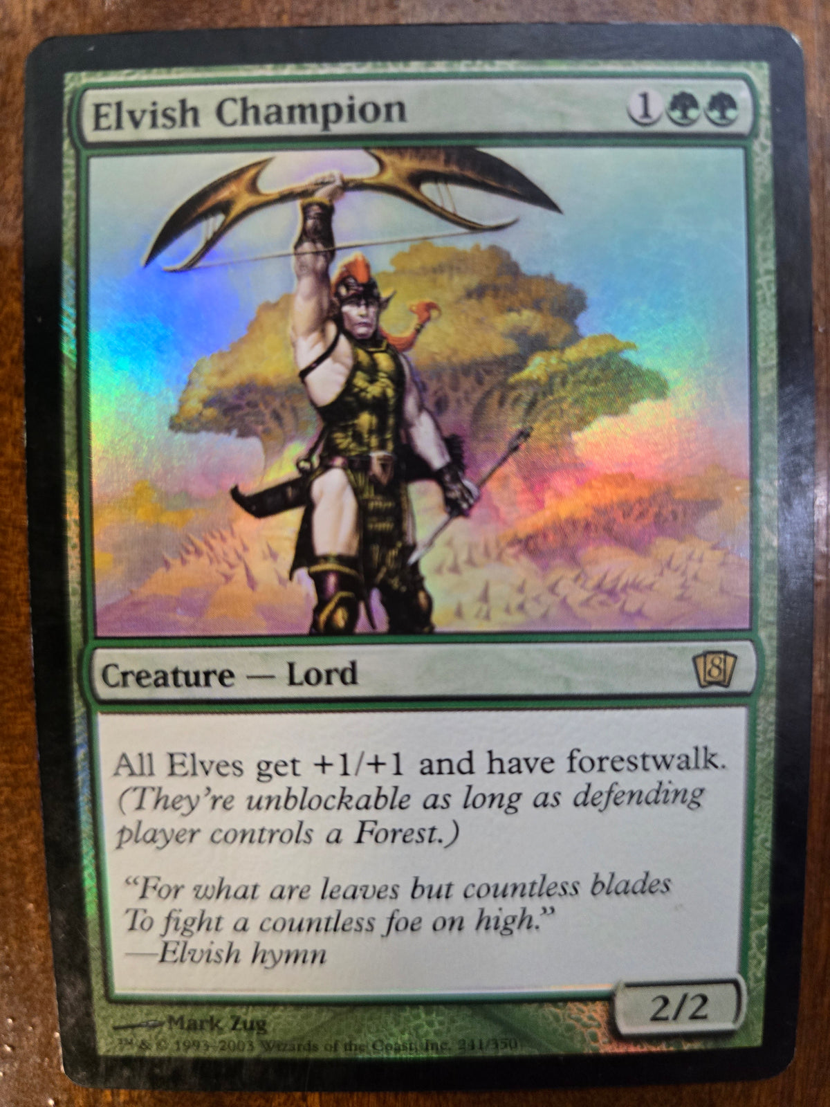 Elvish Champion 241/350 8th Edition Foil NM