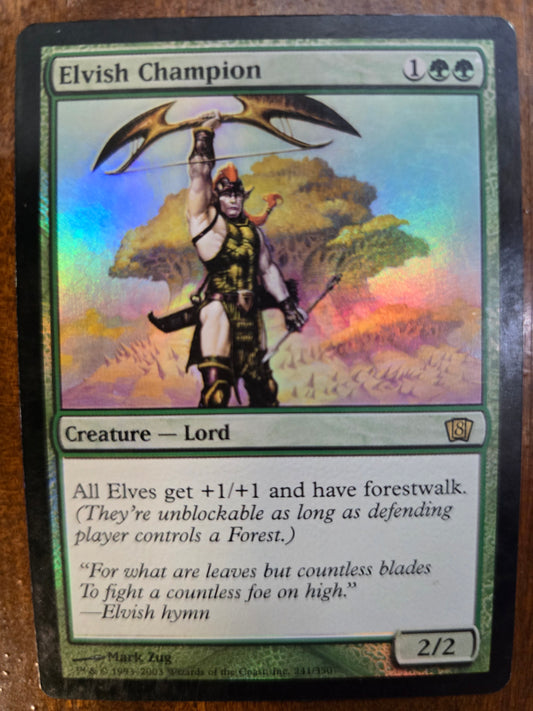Elvish Champion 241/350 8th Edition Foil NM