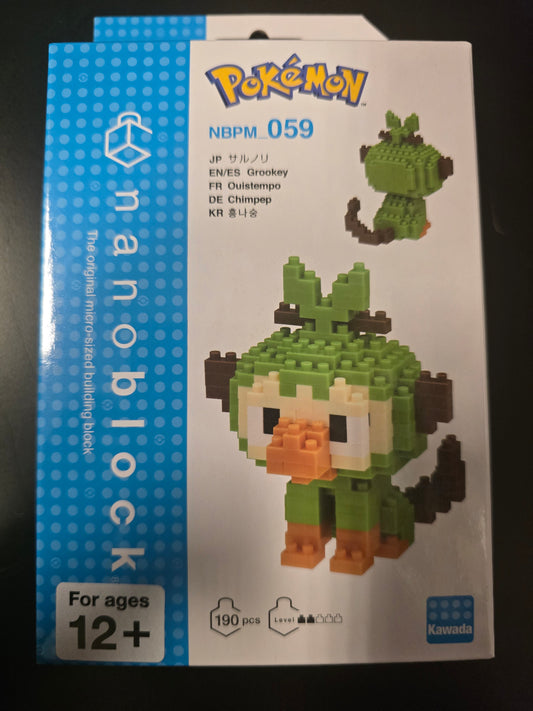 Nanoblock Pokemon Grookey 190pcs