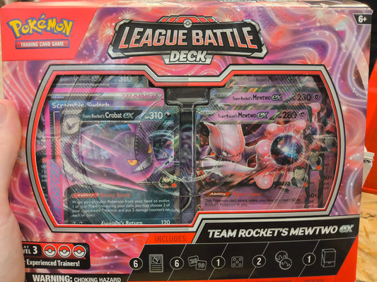 League Battle Team Rockets Mewtwo Ex