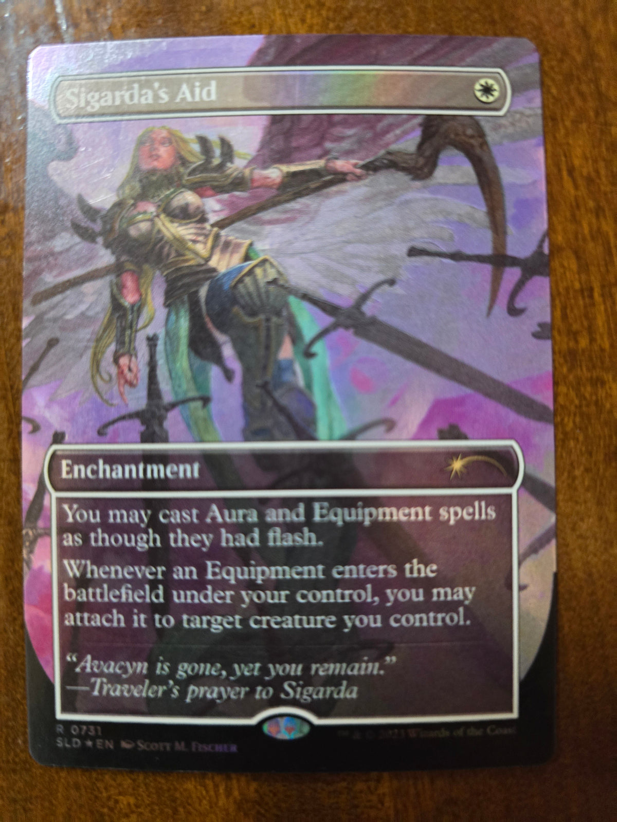 Sigarda's Aid R 0731 Secret Lair DS Borderless Foil NM