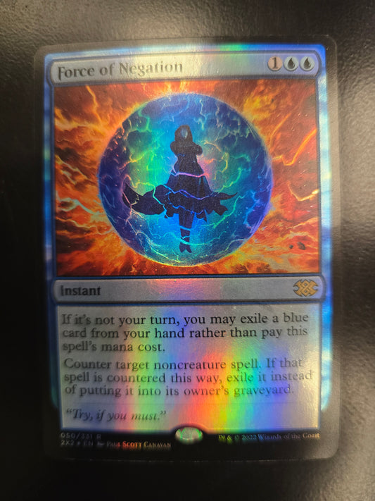 Force Of Negation 050/331 R Double Masters 2022 Foil NM