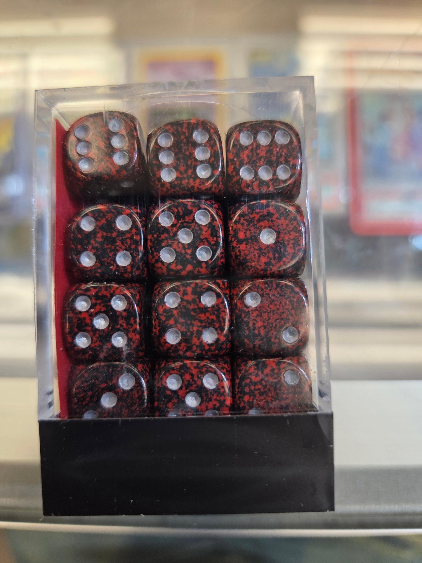 Chessex mini Dice SilverVolcano set of 36 12mm D6