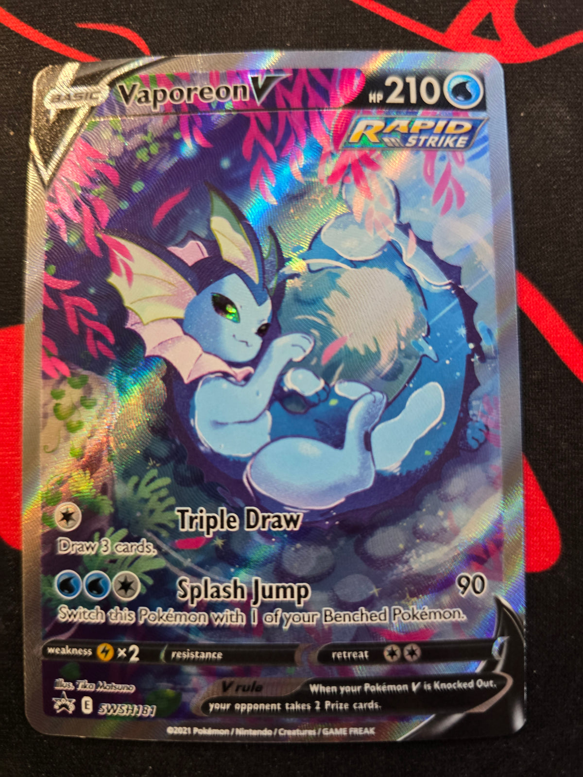Vaporeon V SHSW181 S&S Promo Cards Holofoil NM