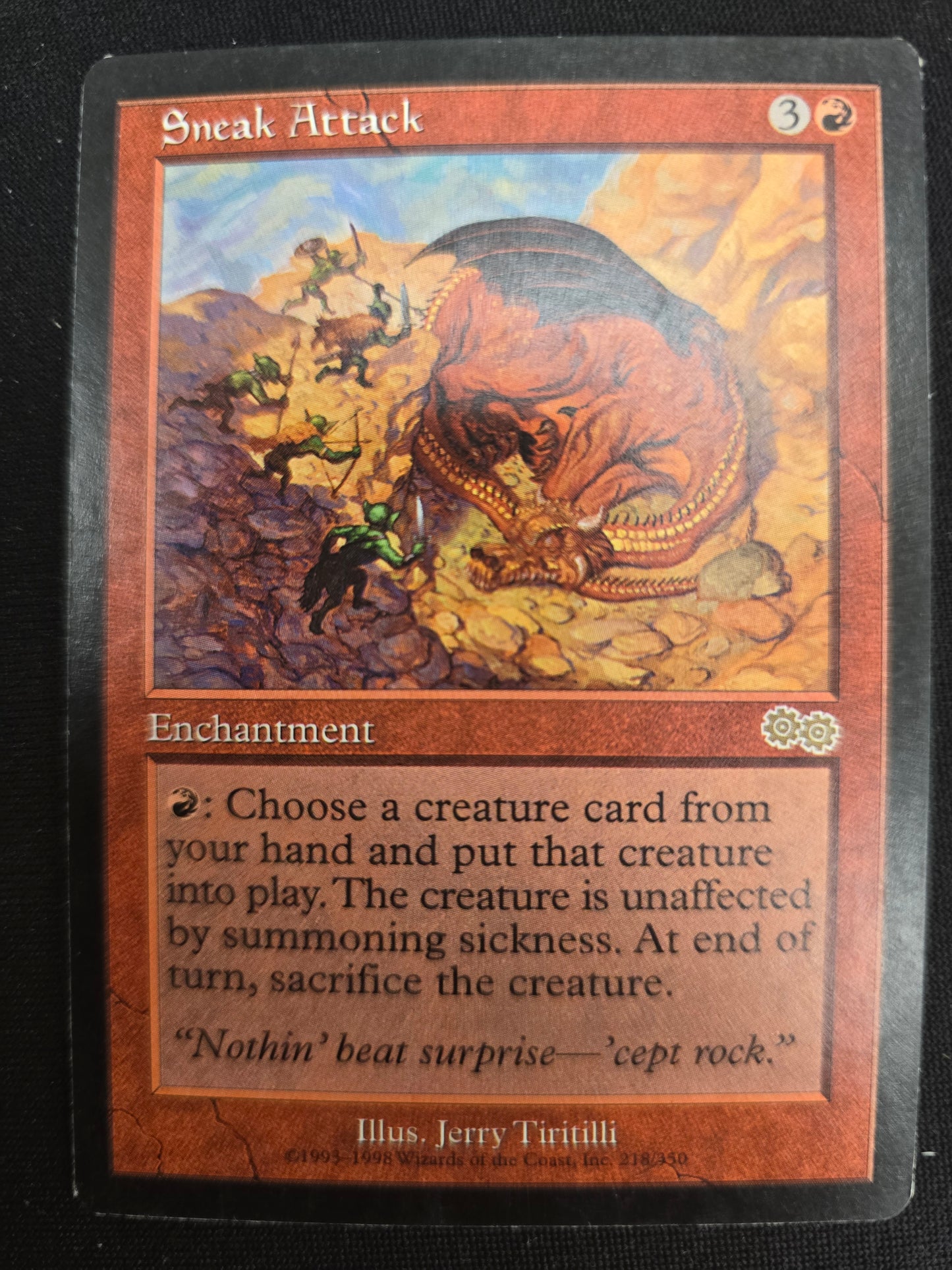 Sneak Attack 218/350 Urza's Saga Normal NM