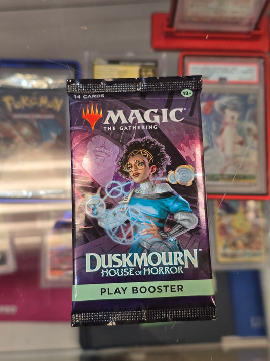 Magic: The Gathering: Duskmourn: House of Horror Play Booster Pack at Emerald Market Alamogordo, New Mexico	 surface